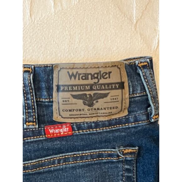 Wrangler Blue Straight Fit Jeans Mens Size 34x34 - Picture 4 of 4